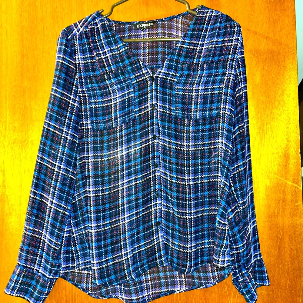 Express Sheer Portofini Shirt